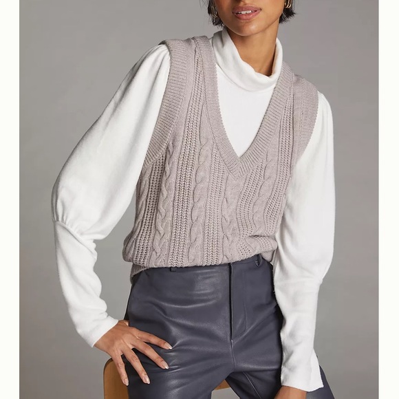 Anthropology chunky knit vest - Picture 5 of 5